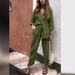Women's Clothing 2-piece Plus Size Cotton And Linen Shirt Suit High Waist Loose Trousers_ecoleips.com