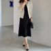 2024 Summer New Korean Linen Sunscreen Cardigan Jacket Women Long Sleeve Round Neck Blazer_ecoleips.com