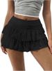K New Multi Layer Cake Stacking Short Skirt, Spicy Girl, Sexy And Fashionable Lace Short Skirt, Half Length Skirt_ecoleips.com