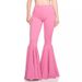 Women's Mermaid Flare Pants - High Waisted Stretchy Wide Leg Palazzo Trousers For Curvy, Plus Size, Petite | 9 Colors | Waist Comfort_ecoleips.com