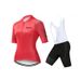Rapha Women's Short Sleeve Cycling Suit Set Top Suspenders Shorts Road Cycling Team Edition Summer_ecoleips.com