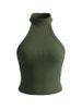 Summer Solid Halter Sleeveless Backless Slim Fit Vest Women'S Casual Versatile Y2K Top Party Club Street Style Clothes_ecoleips.com