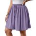 Women's plus Size Solid Color Shorts Versatile Fashionable Summer Clothing European And American Style 2026 in Stock Six Colors_ecoleips.com