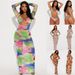 2025 New European And American Two Piece Bikini Swimsuit Women's Digital Printing Tight Three Piece Swimsuit Set_ecoleips.com