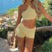 Women's Clothing Women's Crochet Halter Neck Suit Hollowed Out Spring Summer_ecoleips.com
