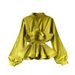 Women's Slimming Temperament Fashion Jacket Casual Polyester Blouse For Spring/Autumn Regular Size_ecoleips.com