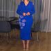 Elegant Slim Fit Off-Shoulder Zipper Rhinestone Decorated Dress Long Sleeve For Women_ecoleips.com
