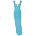 Women's Clothing Summer New Sexy V Neck Backless Slit Slim Dress_ecoleips.com