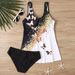 Plus Size Swimdress For Women – Floral Print Swimwear With Removable Bra Pads, UPF 50+ & High-Waisted Swim Skirt_ecoleips.com