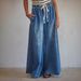 Women's Wide Leg Jeans Drawstring Elastic Waist Loose Straight Leg Pants Spring Autumn Fashionable Casual Denim_ecoleips.com
