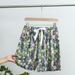Thin Women Pajamas Pants Cotton Rayon Sleepwear Home Shorts Vintage Printed Summer Nightwear Pyjamas Pant Ladies Pantalón_ecoleips.com