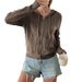 DiYun European And American Casual Knitted Long-Sleeve Sweater Women's Clothing 2025 Autumn/Winter_ecoleips.com