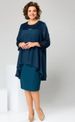 Women's Casual Long Sleeved Dress European American Style Summer Floral Round Neck 3D Printed Dress_ecoleips.com