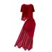 Women's Clothing Solid Color Round Neck Short Sleeved T Shirt Top + High Waist Slim Sequined Patchwork Skirt Two Piece Set_ecoleips.com