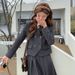 girl Academy Dress 2024 Spring Autumn New Trendy Street Style Interview JK Uniform Suit Jacket Women Spandex_ecoleips.com