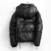 thermal duck down jacket glossy waterproof winter coat with adjustable hood, lightweight heattrapping puffer_ecoleips.com
