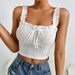 Elegant Lace Camisole Tank Top For Women Basic Style Pure Color Sexy Figure Flattering New Spring Summer Hot Selling_ecoleips.com