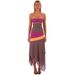 Women's Unique Color Block Camisole Top And Irregular Bodycon Pants Set Spring Summer Women's Clothing_ecoleips.com