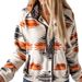 Aria Basics 2024 Winter Coat Wholesale European And American Religious Ethnic Style Printed Color Block Cardigan Women's New Fashion_ecoleips.com