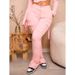 Women's Cargo Pants High Waist Straight Leg Casual Workwear Trousers With Pockets - Stylish Loose Fit Polyester Pants For Women_ecoleips.com