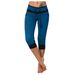 Women's High-Waisted Cropped Pants Color Blocking Stylish Commuter Summer 2025 European American Fashion_ecoleips.com