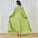 2024 High-Quality Middle Eastern Muslim Women's Abaya Simple Solid Color Casual Fashion Robe Dress For Women_ecoleips.com