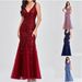 Women's Clothing Summer Temperament Fashion Sequins V Neck Celebrity Dresses_ecoleips.com