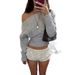 himalaya cardigan~lazy style pullover sweater, cashmere knitted cardigan, women's spring and autumn fashion long sved_ecoleips.com