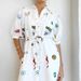 2026 New Spring Women's Clothing European And American Cross-Border Fashionable Tie-Waist Printed Shirt Dress_ecoleips.com