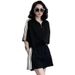Women's Clothing Sportswear Suits Ladies Summer Loose Stylish Fashionable Large Size Two Piece Suit_ecoleips.com