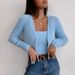 Women's Faux Mink Knit Cardigan Set - Soft Winter Sweater & Camisole & Pants Outfit, Cozy Elegant Loungewear (Rose Red/Black/White, S/M)_ecoleips.com