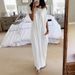 Women's Solid Color Casual Dress Short Sleeved Long Summer New_ecoleips.com
