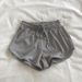 Women's Ice Silk Ribbed Shorts Korean Style Loose Fit Tight Waist Wide Leg Elastic Sports Pants Slimming Hot Summer_ecoleips.com