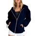 Oversized Streetwear Hoodie For Women & Teens – Heavyweight Fleece Pullover With Drawstring Hood & Zip Pocket, Unisex Casual Sweatshirt_ecoleips.com