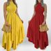 2026 Spring New Women's Clothing Fashion Casual Temperament Elegant Slim Waist Solid Color Dress_ecoleips.com