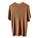Yanshuang Elegant Pullover Socialite Style Knitted T-Shirt For Women Summer New Fufu Short Sleeve Top P807_ecoleips.com