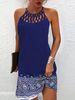Spring Summer 2026 National Wind Positioning Print Mesh Belt Sleeveless Casual Dress New Fashionable Women's Clothing_ecoleips.com