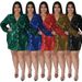 Women's Clothing Plus Size Sequined Suit Jacket For Women Style Sequin Long Sleeve For Formal & Casual For Women_ecoleips.com