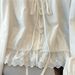 Women's Clothing Women's French Style White Long Sleeved Shirt Round Neck Slimming Petite Fit Top For Spring For Formal & Casual_ecoleips.com