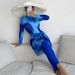 Women's Clothing New Gradient Color Sunscreen Beach Swimsuit Three Piece Cross Border Swimsuit Female Middle East Long Sleeved Trousers_ecoleips.com