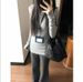 White Long Sleeve T-Shirt Women's Slim Fit Base Shirt Inner Wear Spring Autumn Winter Outerwear Hot Girl Top Poem Memory Lady_ecoleips.com