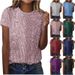 Independent Website Foreign Trade Cross-border European And American Women's Commuter Sequin Loose_ecoleips.com
