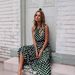 Hot Sale 2026 Spring And Summer Fashion Versatile Printed Polka Dot Crew Neck Long Dress Women's Dress_ecoleips.com