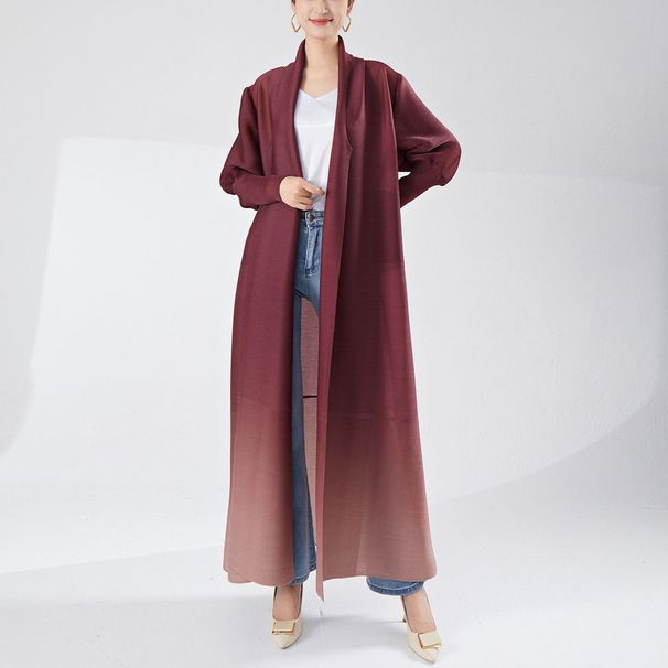 Muslim Long Dress In Gradient Colors, Dubai Arab Women's Dress, Robe, Cross-border Middle Eastern Robe Clothing Factory_ecoleips.com