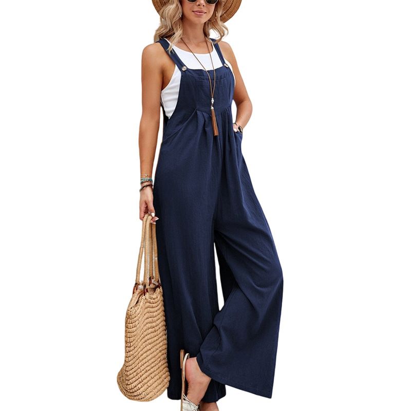 2023 Best-Selling Mid-Waist Vintage Style European American Trousers, Popular Solid Color Women's Casual Pants_ecoleips.com