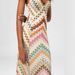 Patchwork Long Dress For Women Hand Crocheted Lace Suspender European And American Style New Fashion Foreign Trade Dress_ecoleips.com
