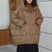 Plus Size Duck Down Puffer Jacket – Oversized Hooded Coat (50% Fill Power, 201-300g Warmth, Batwing Sleeves, 8 Trendy Colors)_ecoleips.com