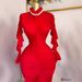 Spring American Style Women's 2-Piece Dress Set Long Sleeve Pleated Maxi Dress With Inner Camisole Sexy_ecoleips.com