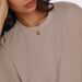 Women's Long Sleeved Base Shirt round Neck Loose Rayon T-Shirt plus Size European And American Style Inner Layer Top_ecoleips.com