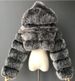 Women's Clothing Hooded Fox Fur Short Coat Long Sleeve Splicing Women's Jacket Large Size_ecoleips.com